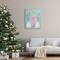 Stupell Industries Pastel Holiday Snowy Architecture Canvas Wall Art